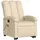 vidaXL Massagesessel Elektrisch Polyester 93 x 101 x 93 cm Creme mit Aufstehhilfe