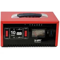 HP AUTOZUBEHÖR Batterie-Ladegerät 20510, 6/12 V, 10 A, Normal- und Schnellladung