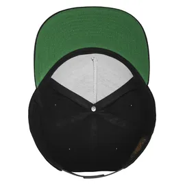 Flexfit Classic 5 Panel Snapback Cap schwarz Einheitsgröße