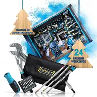 HAZET Adventskalender 24-teiliges Premium Werkzeug-Set für Handwerker