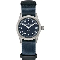Hamilton H69301940 Unisex-Uhr Khaki Field Quarz Dunkelblau 33 mm