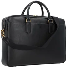 Fossil Asher Aktentasche Leder 40 cm Laptopfach schwarz