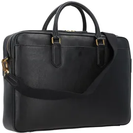 Fossil Asher Aktentasche Leder 40 cm Laptopfach schwarz