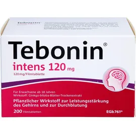 Dr. Willmar Schwabe Tebonin intens 120 mg Filmtabletten 200 St.