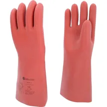 KS Tools Elektriker-Schutzhandschuh mit mechanischen und thermischen Schutz, Größe 12, Klasse 3, rot 12117.0015