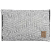 Knit Factory Jesse Zierkissen 60 x 40 cm Grau