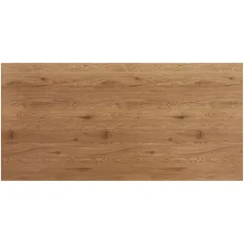Home Deluxe – Esstisch-set AVENCIA mit 6 Stühlen Celeste Weiß - Farbe: Light Oak, Maße: 200 x 76 x 120 cm, Sternfuß, Eckig, Ausziehbar I Essg... - Braun