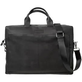 Pride and Soul Mover Aktentasche Leder 37 cm Laptopfach schwarz