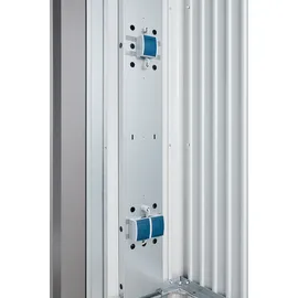 Biohort Elektro-Montagepaneel 28 x 190 cm Silber