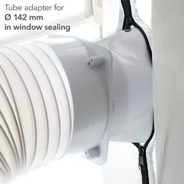 Trotec Abluftschlauchadapter Fensterdüse für mobile Klimageräte