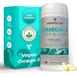 Opti3 Omega-3 EPA & DHA- Vegan Omega 3 Supplement - 60 Vegicaps