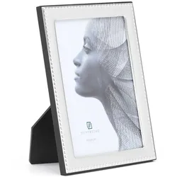 Venice 10x15 cm silber-glanz Premium-Portraitrahmen zum Stellen