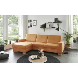 meinSofa Eckcouch Mikrofaser 2-Sitzer Gelb
