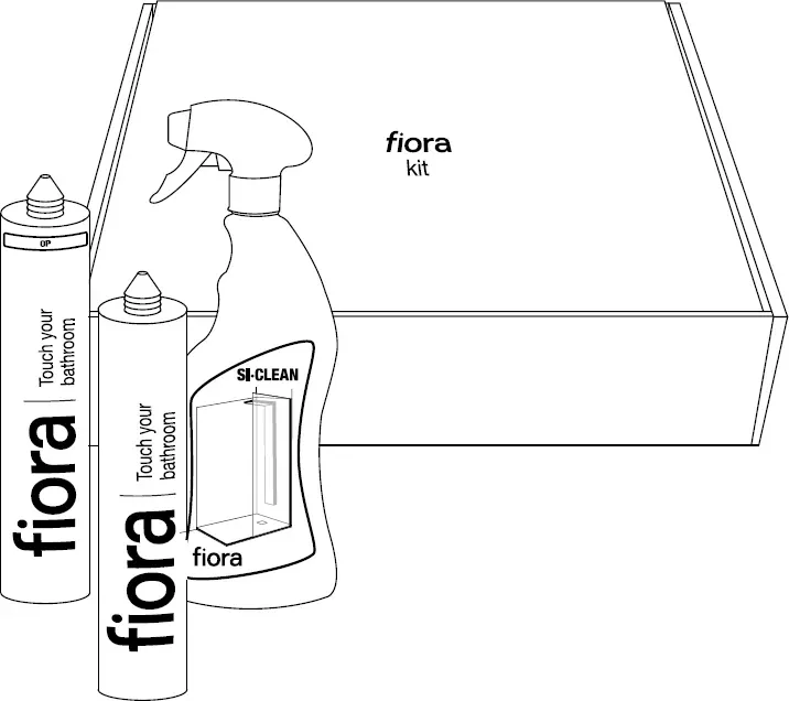 Fiora Kit: MS Kleber, Silikon und Siclean (1+1+1) FIOKIT01