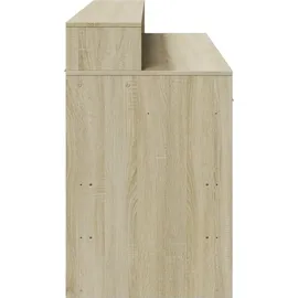 vidaXL Schreibtisch Sonoma Eiche braun