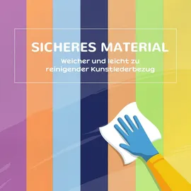 Homcom Softbausteine Kunstleder EPE