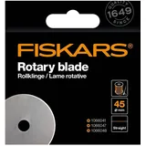 Fiskars Original Fiskars Ersatzklinge, Rollklinge für gerade Schnitte, Inkl. Klingenablage, Ø 45 mm, Stahl, 1066042