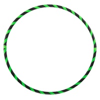 Hoopomania Hula-Hoop-Reifen Faltbarer Anfänger Hula Hoop Reifen, Neon-Grün Ø105cm grün Ø 105 cm