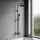 Omnires Y Duschsystem mit Thermostat schwarz Y1234ALBL