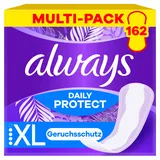 Always Daily Protect Damen Extra Long 162 Slipeinlagen (Sparpackung 3x54 Stück), mit frischem Duft, passend für alle Slipformen