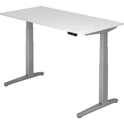 bümö elektrisch höhenverstellbarer Schreibtisch 160x80 cm mit Memory-Steuerung - Design Schreibtisch höhenverstellbar elektrisch, elektrischer