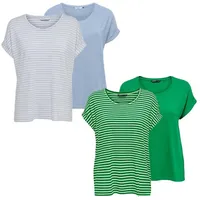 Only T-Shirt MOSTER 4er in Mehrfarbig | Gr.: XXL