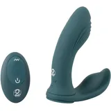 Couples Choice Vibrator 3 in 1 mit Fernbedienung, grün