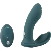 Couples Choice Vibrator 3 in 1 mit Fernbedienung, grün