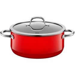 Silit Bratentopf Passion red, Silargan®, Made in Germany rot 4,4 l - Ø 24 cm x 10,5 cm