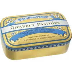 Grether ́s Pastilles GOLD Blackcurrant FÜR HALS & STIMME 110 g Pastillen