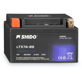 SHIDO LTX7A-BS 2,8 Ah