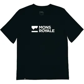 Mons Royale Icon Relaxed Tee Schwarz M