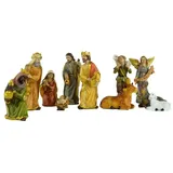 Dekoprojekt Scheuerer Krippenfiguren 11-teilig in der Größe ca.9cm