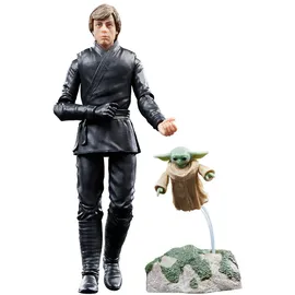Hasbro Star Wars Actionfigur Luke Skywalker und Grogu 15 cm - Schwarz/Mehrfarbig