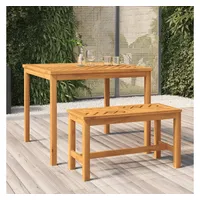 VidaXL Gartenbank 80 cm Massivholz Akazie