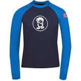 TROLLKIDS Badeshirt Kvalvika in Dunkelblau | Gr.: 92