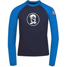 TROLLKIDS Badeshirt Kvalvika in Dunkelblau | Gr.: 92
