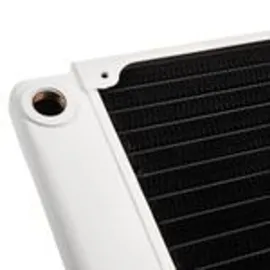 XSPC TX480, Radiator, Messing, Kupfer, Schwarz, Weiß, 0,153 l, 4 Lüfter, 12 cm