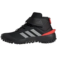 Adidas Fortatrail Shoes Kids Laufschuhe, core Black/Silver met./Bright red, 38 2/3 EU