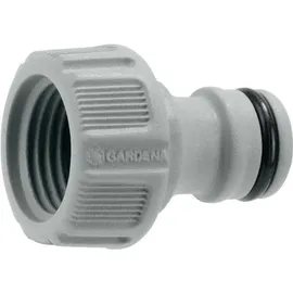 Gardena Hahnverbinder 21 mm G 1/2 Zoll grau
