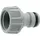 Gardena Hahnverbinder 21 mm G 1/2 Zoll grau