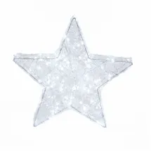 Fééric Lights and Christmas Stern 50 cm Silberfarben