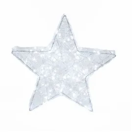 Fééric Lights and Christmas Stern 50 cm Silberfarben