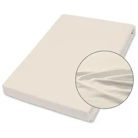 Betten-ABC Bettlaken Jersey-Elasthan 90 x 200 - 180 x 200 cm weiß