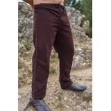 Leonardo Carbone Wikinger-Kostüm Leinenhose "Asmund" Dunkelbraun L braun L | L