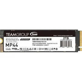 Team MP44 2TB, M.2 2280 / M-Key / PCIe 4.0 x4, Kühlkörper (TM8FPW002T0C101)