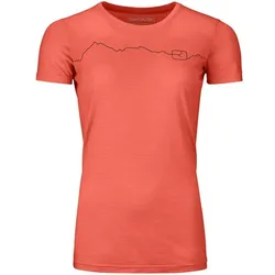 ORTOVOX Damen Shirt 150 COOL MOUNTAIN TS W, coral, M