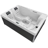 Tronitechnik Outdoor Whirlpool ELBA 210 x 150 cm inkl. Thermoabdeckung & Treppe