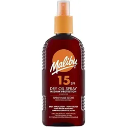 Malibu, Sonnencreme, Dry Oil Spray (Sonnenspray, SPF 15, 200 ml)