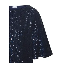 LASCANA Paillettenshirt Dunkelblau S